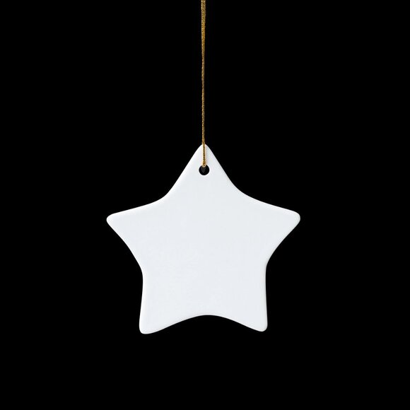 Ceramic Christmas Ornament – Holiday Tree Decoration & Gift - Picture 5 of 5